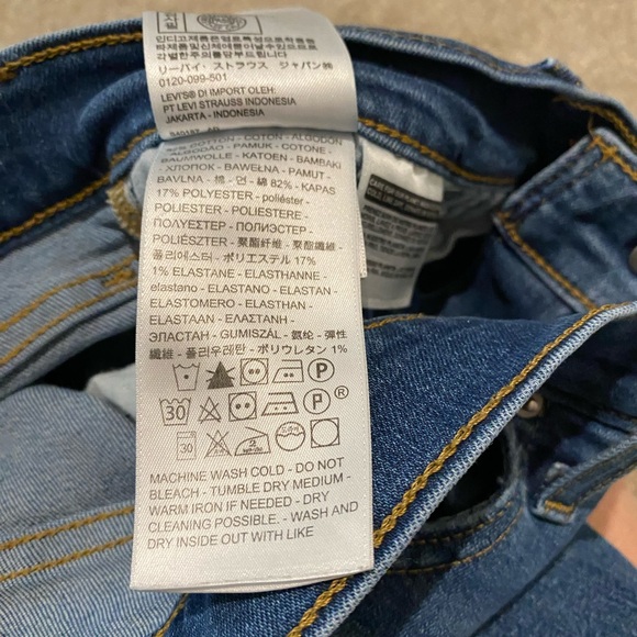 Levi’s 724 High rise straight crop jeans. Size 28. - Picture 6 of 9